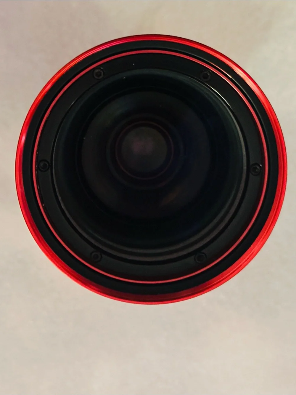 Red Camera Lens